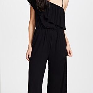 BB Dakota One-Shoulder Black Jumpsuit